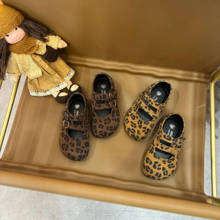 儿童勃肯鞋2025秋季女童皮鞋儿童公主鞋软底轻面宝宝鞋儿童豆豆鞋