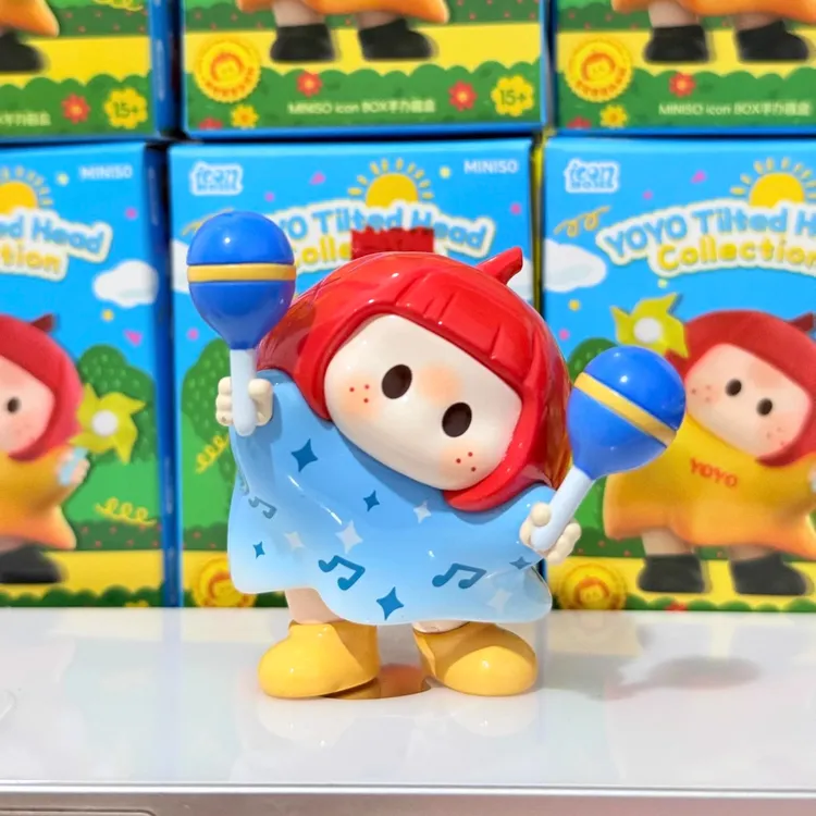 YoYo右右酱萌趣歪头系列迷你手办桌面摆件治愈系送闺蜜生日礼物
