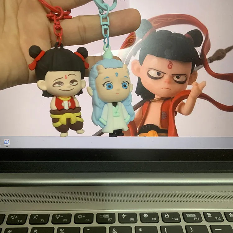 哪吒2之魔童闹海立体挂件饰品钥匙扣敖丙卡通解压可爱创意玩具
