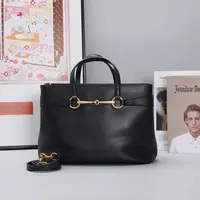 95新 GUCCI/古驰 马衔扣手提单肩包【静文】BG23001627