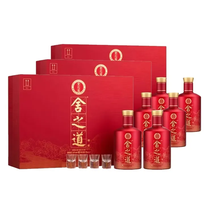 舍得舍之道礼盒【升级款】 浓香型白酒特醇系列50度500ml*6瓶