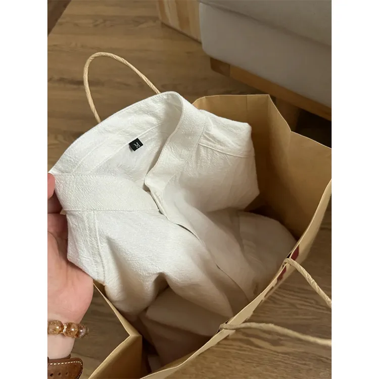 棉麻纹理感短袖衬衫男款无领开衫衬衣夏季日系复古慵懒新中式外套