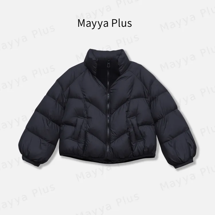 【墨尔本】Mayya Plus麦芽定制气质显瘦毛茸茸短羽绒服外套32547395