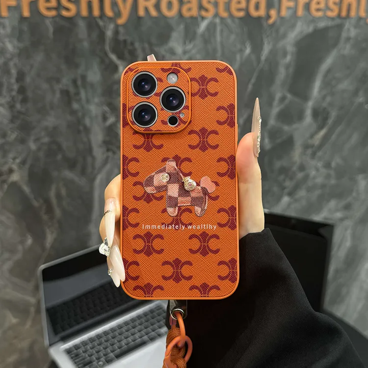 适用于苹果17/16/华为/vivo/OPPO潮流简约创意十字纹手机壳KC0014