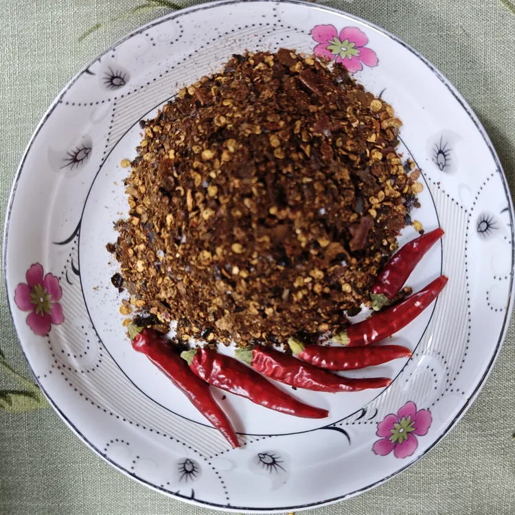 贵州特色手工捣碎糊辣椒面适合各种食物蘸料（特辣）