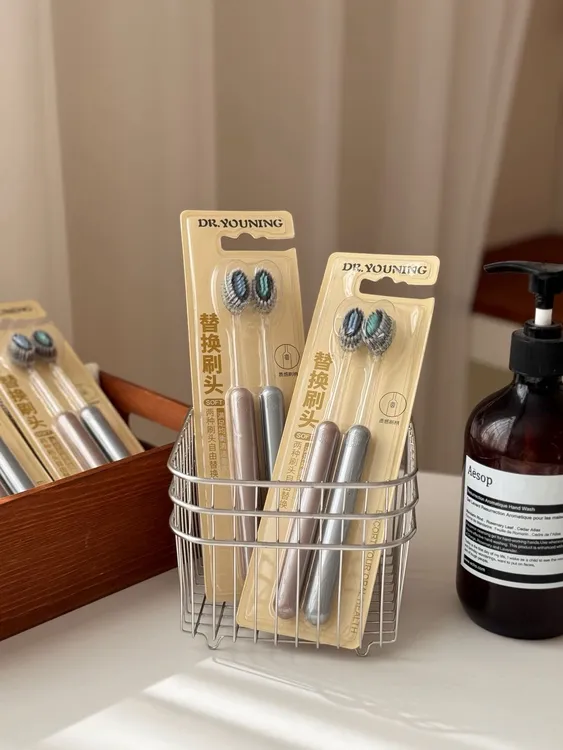 【9·9/12支】新款罗马柱牙刷橄榄头刷头软毛高奢洁齿护龈家用清洁