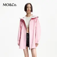 【贤哥专享】【防风防水】MOCO春宽松抽绳连帽运动风衣外套MBD1TRC003