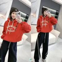 熙薇【潮汐元气】2025冬季新款时尚百搭休闲运动连帽卫衣H6335