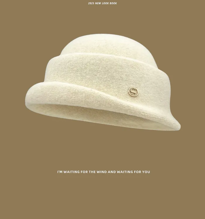 『超绝版型』赫本风高品质礼帽透气千金渔夫帽子秋冬百搭优雅盆帽