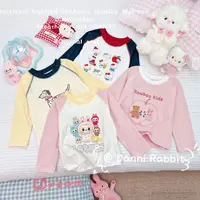 「Dannirabbit」【卡通印花】秋款&萌趣卡通拼色女童汉服上衣【G-5013】