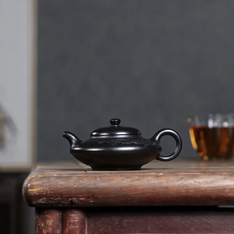 经典合欢·梅花款焐灰 原矿小煤窑朱泥·180cc