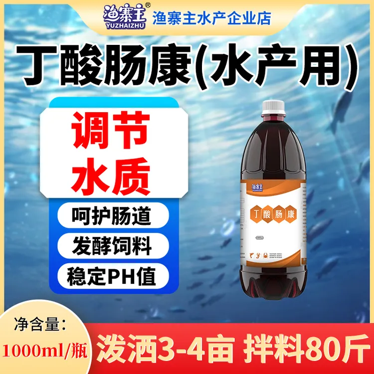 【渔寨主】丁酸梭菌海淡水养殖品种改善肠道白便托便腹水诱食保长