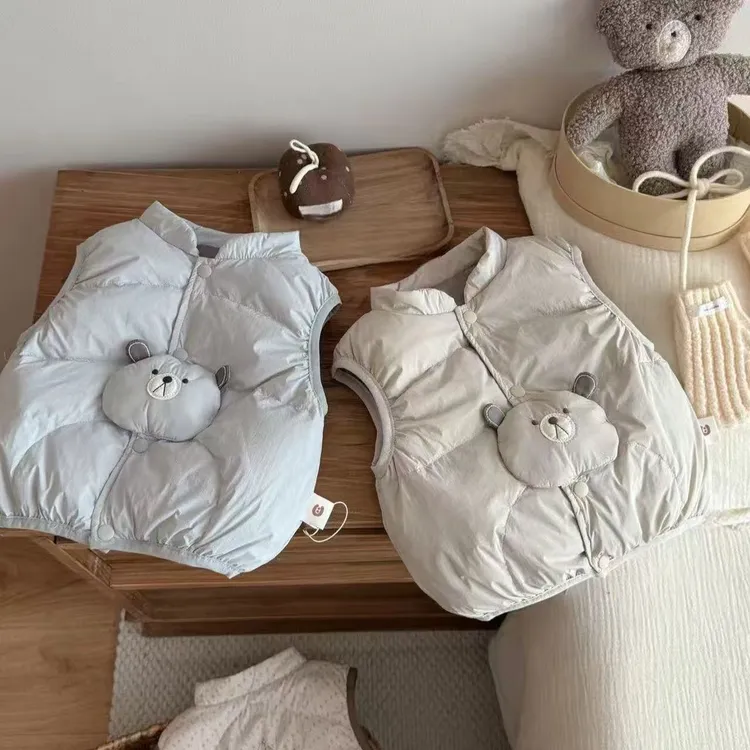 婴幼儿马甲棉衣秋冬装加绒保暖坎肩男宝女宝小外套背心夹棉外穿潮