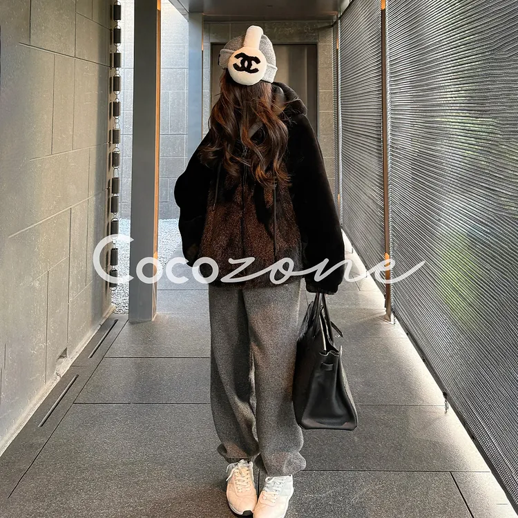 COCO ZONE 刘 一一 “墨尔本”美利奴羊毛皮皮草 CD2A3152