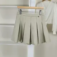 麦迪尚品【夕Y】5091024 夏季简约时尚百褶短半裙品牌女装