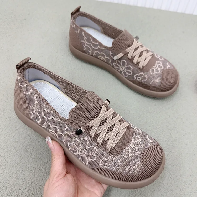 德训鞋2025夏季新款老北京布鞋女时尚软底单鞋舒适防滑透气妈妈鞋