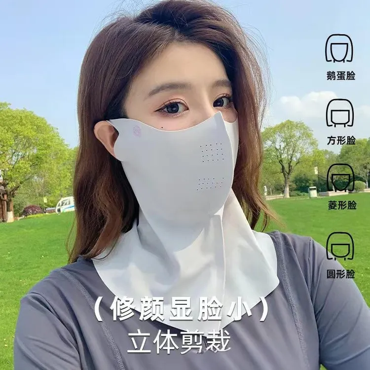 【新疆包邮】防晒面罩女全脸护后脖防紫外线遮阳透气护眼角口罩