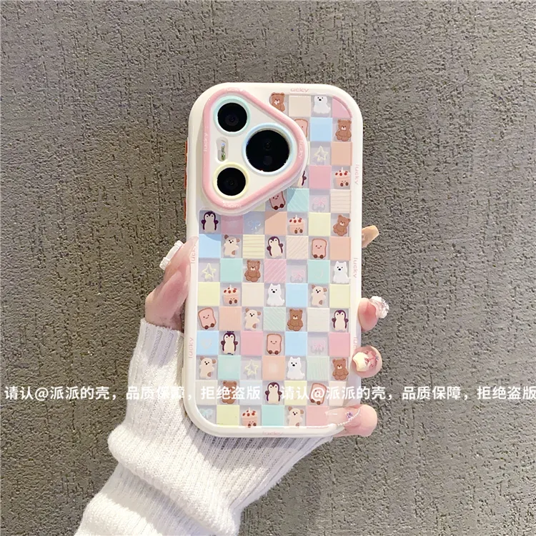 （华为P系列）奶油壳适用华为Pura70/华为P60/P50/P40/P30手机壳潮