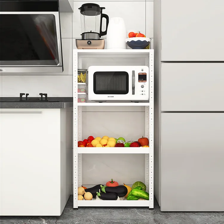 厨房置物架落地式多层微波炉烤箱放锅架子蔬菜菜篮子调料瓶收纳