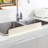水槽挡水板厨房洗碗池加高防溅硅胶隔板