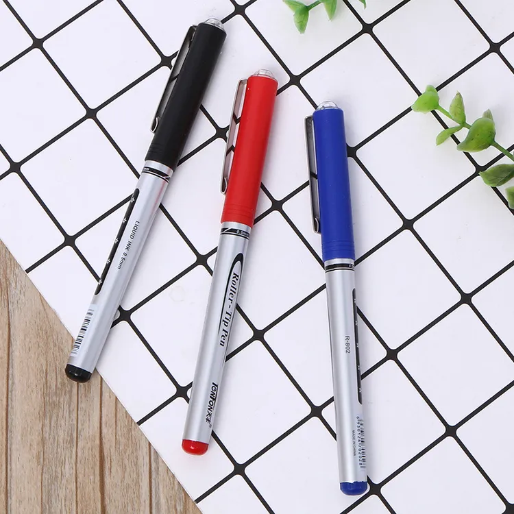 商务直液式走珠中性笔 办公签字笔学生写字考试文具用品