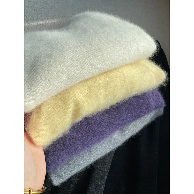 W3007【丹姐家~暖绒绒无缝】96.5%羊毛 3.5%山羊绒！不可机洗！针织衫