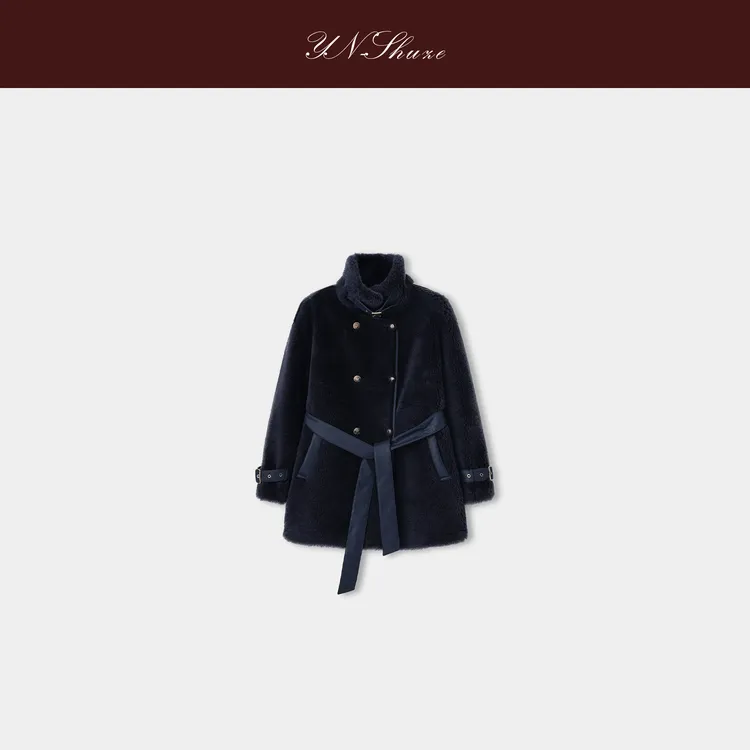YN-SHUZE【谧蓝奢境】设计师冬季时尚羊毛上衣外套SZ-YNB-885802