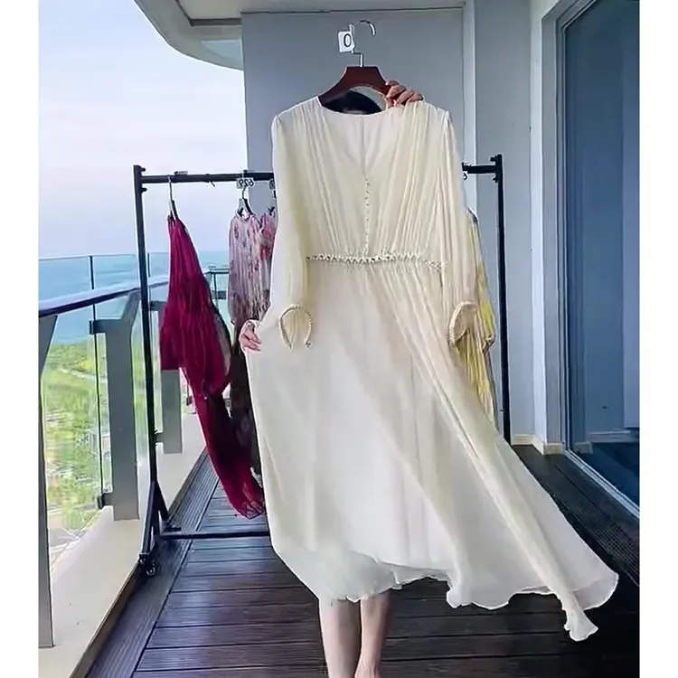 夏季断码女装2025新款精致设计感品质时髦连衣裙子尾单时尚洋气质