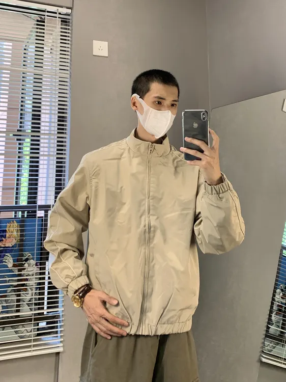 重头来过港风立领夹克男士2025新款潮流衣服美式运动休闲拉链外套