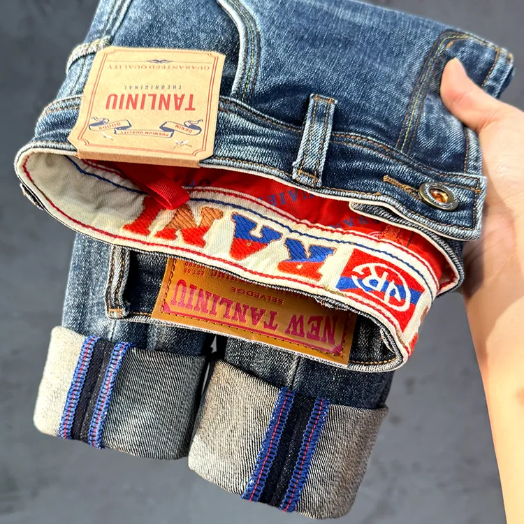 秋冬加厚新款高端简约男士牛仔裤时尚百搭弹力休闲直筒长裤子831