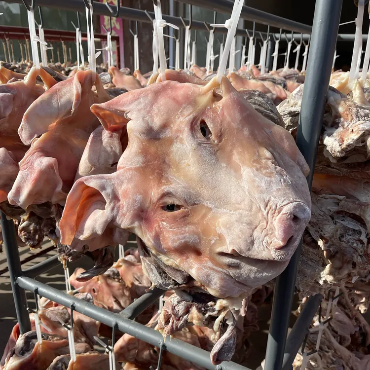盐城步凤特产风干咸猪头农家肉带耳朵带舌头带骨头腊肉年货