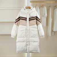 麦迪尚品 5090732 冬季加绒加厚保暖长款羽绒服品牌女装