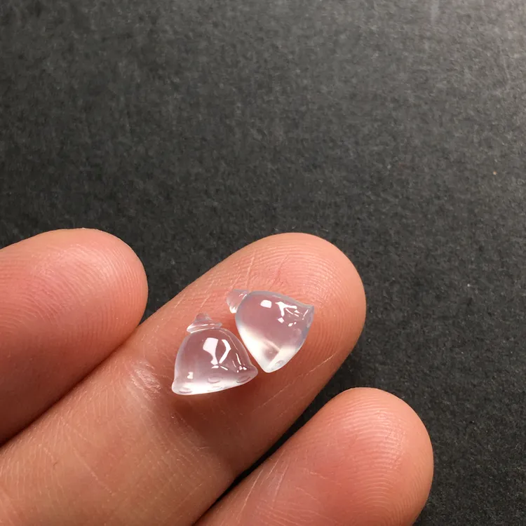 尺寸7.3-6.7-3.9天然缅甸翡翠冰透莲蓬精致时尚滴溜盘缠手链珠宝