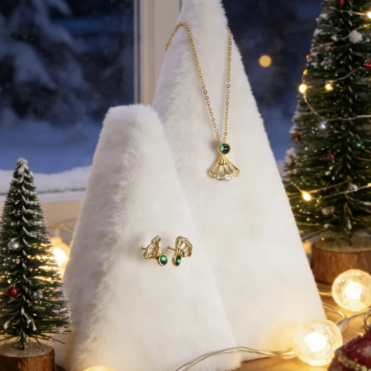 papiba 坠链均925银合成锆石 盈铃纯银镀金轻奢运动风羽毛球项链