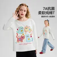【Dolisa】ASK2025秋季纯棉打底衫女童运动上衣JF3STR19525F