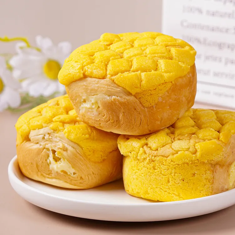 港式菠萝包波罗丁面包夹心营养早餐代餐零食小吃解馋食品
