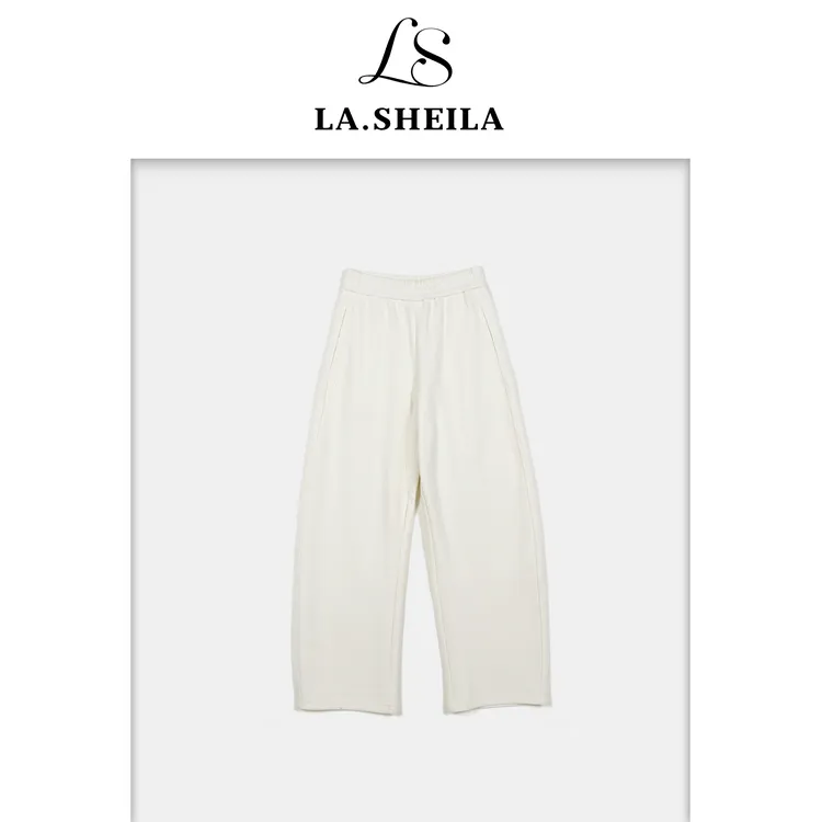 LA.Sheila 秋冬穿搭 “仙女裤”垂感加厚休闲裤253-KZ/0925-7550
