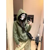 【麂皮绒&连帽解构卫衣外套】早秋新款百搭休闲连帽拼接卫衣外套862