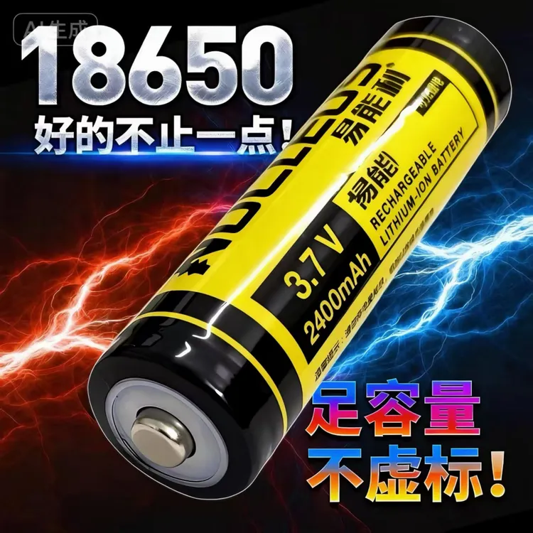 【南慷锂电池】18650/3.7v高容量充电电池适用于强光手电筒小风扇