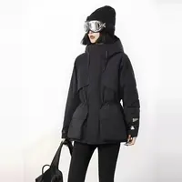 2025年新款全新风壳鹅绒羽绒服派客服连帽女XD