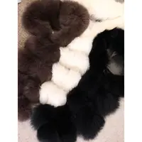 SP11【依美丁】气质百搭狐狸毛毛球围脖围巾