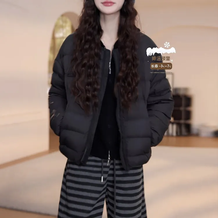 【清仓】冬季加绒加厚保暖羽绒女款爆款2025新款宽松时尚保暖厚外套