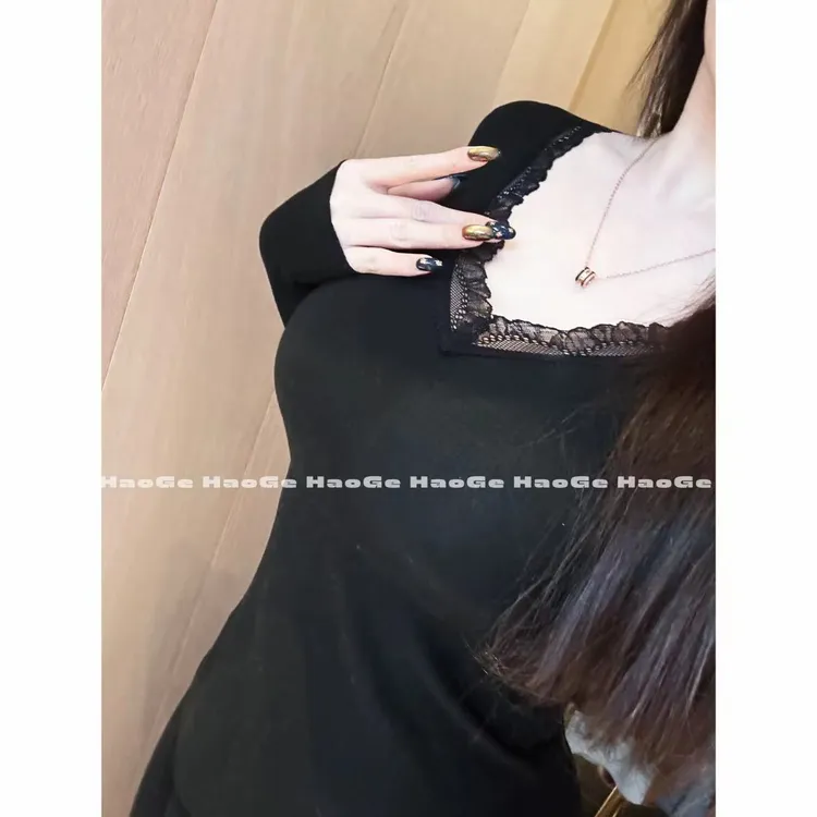 浩哥严选●发热衣HGQ5SY4880A长袖上衣预时尚显瘦百搭秋冬保暖设计