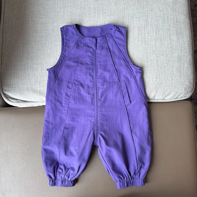 儿童冲锋衣三防背带裤男女宝宝春秋背带裤婴幼童小童连体爬服外穿