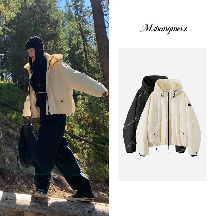 M.SHANGMEI.Z/沐熙【旅行底片】美大哥宽松舒适保暖羽绒服X092991