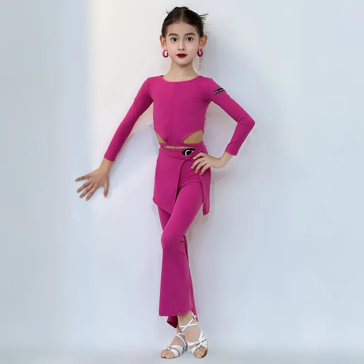 CD卡门2026春季新款拉丁练功服舞蹈运动服瑜伽服演出表演服显白