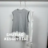 【SHUTIAO】2025夏季：新款小众设计款背心X25G04826