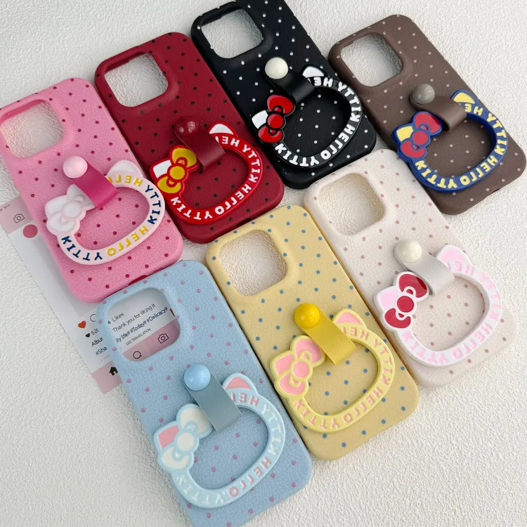 KT猫指环支架适用苹果16Promax手机壳华为荣耀/OPPO/vivo小米15