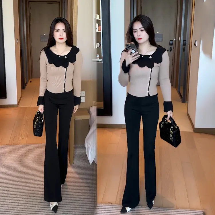 t恤打底衫早秋装2025年新款时尚显瘦百搭女装洋气质春秋长袖上衣