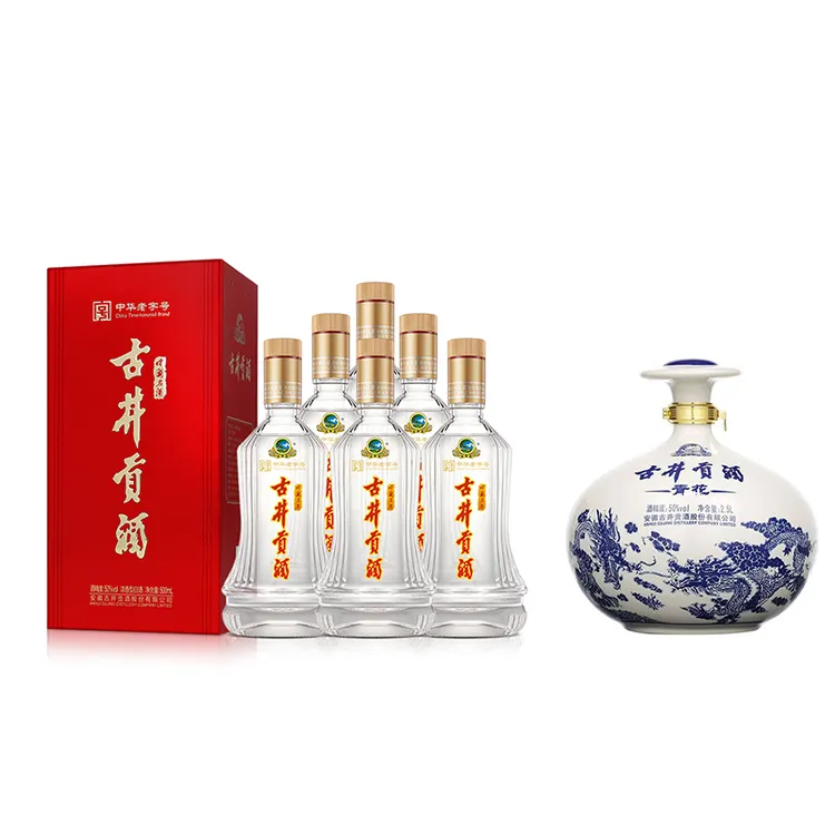 古井贡古井贡酒老字号50度500ml*6瓶+青花大坛50度2500ml*1瓶50度